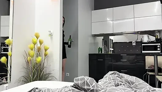 SEXY STEPSISTER comes home from the CLUB and seduces me