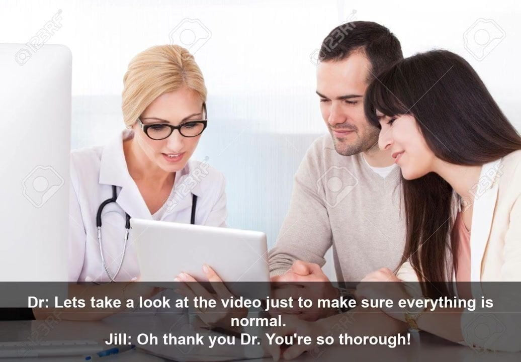 White Couple Vist Dr. Office