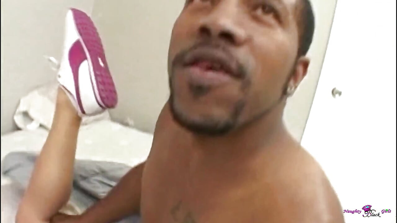 An Amateur Hottie with Tiny Tits Is Involved in Hardcore Banging with a Black Stud