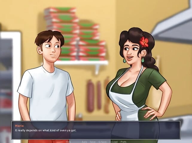 Summertime Saga Part 215 - Pizza Lady by MissKitty2K
