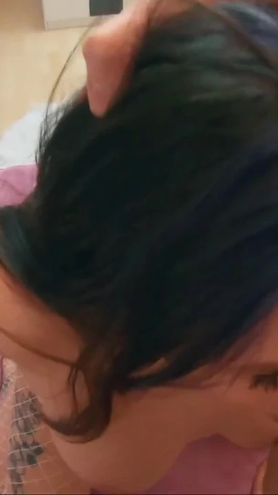 Epic moment from "German influencer surprised with a sloppy blowjob"