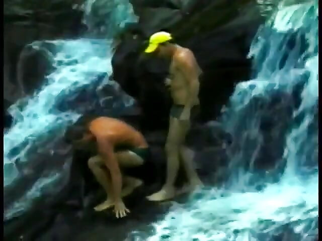 Horny stud licks hunk guy's asshole before fucking him