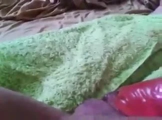 Squirting with toy