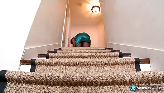 Angelina Castro Teaching the Carpet Cleaner a Lesson