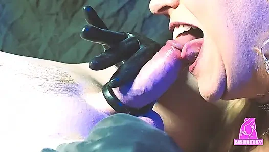 Çok kötü bir tavşanın harika oral seksi