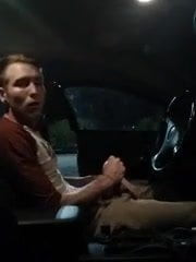 Dude in the parking lot
