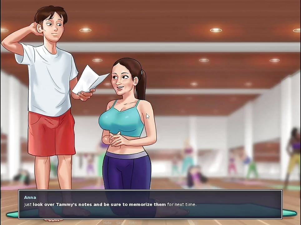 I knead my MILF Stepmom's ass in Yoga in Summertime Saga