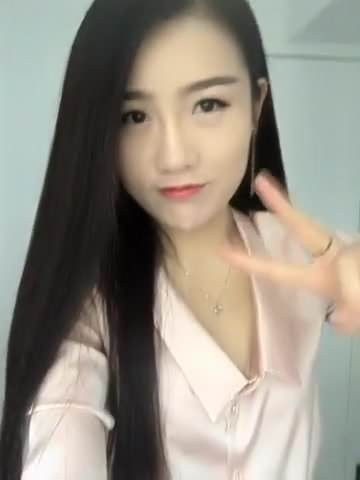 Beautiful girl with satin video