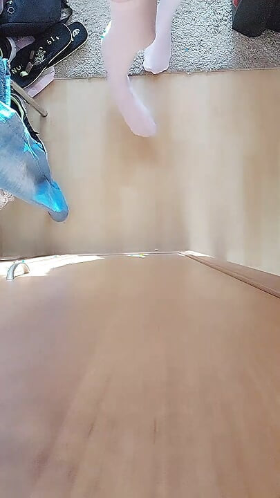 Sissy cd deepthroat long dildo