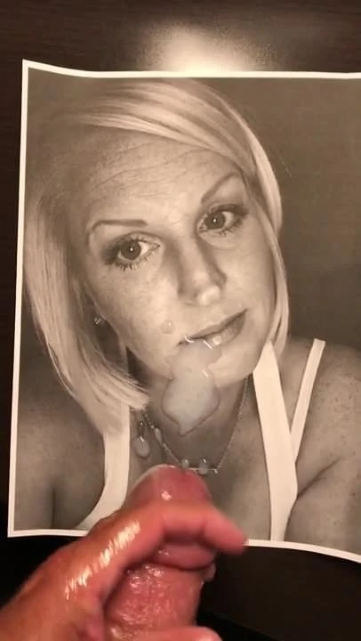 Tribute to Young Blonde MILF Cum Target