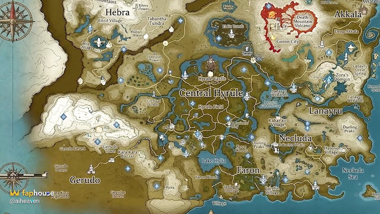 Link vindt Zelda in een grot en neukt met haar om eruit te komen! Legende van Zelda 3D Hentai-verhaal