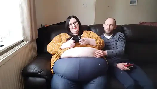 Göbek oyunu ile ssbbw oyun