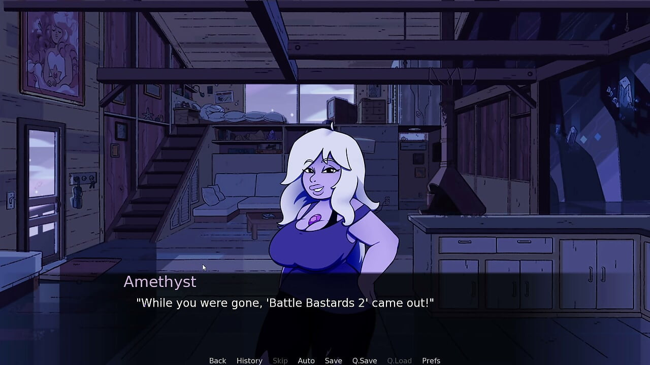 Η Amethyst ήθελε πραγματικά να δείξει τις ικανότητές της στο πιπίλισμα πούτσου - Gem Blast μέρος 2