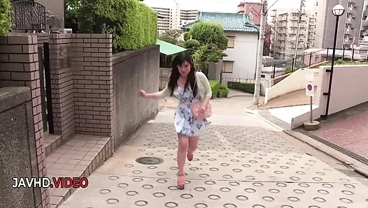 Ruka Mihoshis aufregendes japanisches hardcore-Erlebnis mit einem sahnigen finish vor der kamera