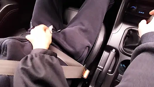 Stepmom alone in the car with her stepson seduces him on the way to work