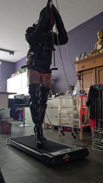 Fitness time for hubby slave | Clip 1