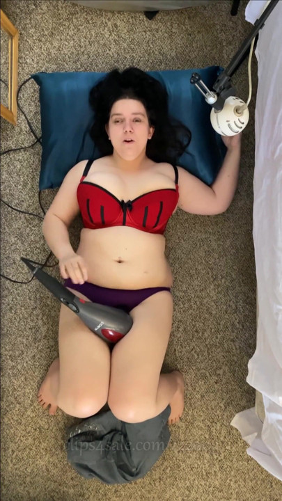 Quick and Sneaky Orgasms - Powerful Massager - Denim Jeans, Bra, and Panties | Clip 1