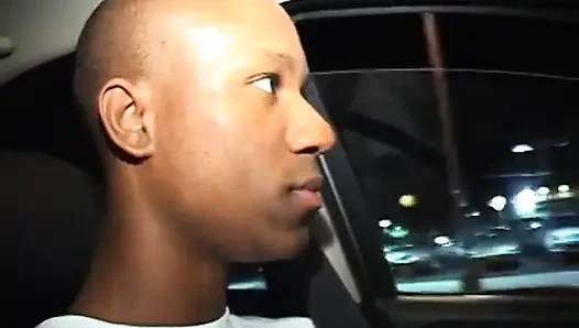 Black dude picks big booty ebony girl with wide hips on the street