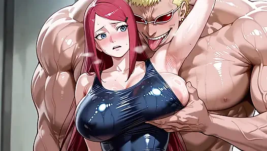 Doflamingo (OP) x Kushina (Naruto)