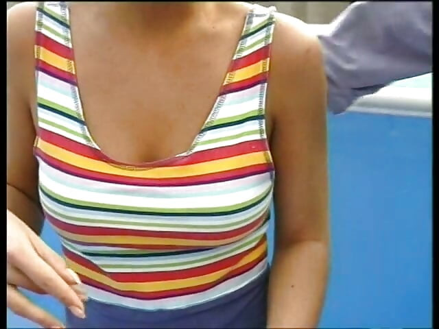 Brunette teen gets anally slammed in a threesome