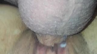 doggystyle closeup creampie