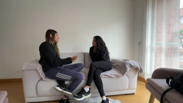 Paying my roommate rent with lesbian sex