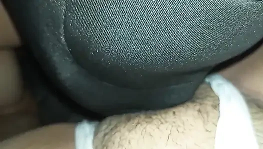 amateur couple in school uniform