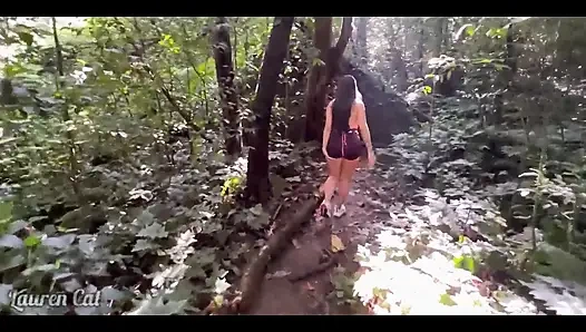 Sex in the Wild, Fick auf dem Wasserfall trail (voll auf Sheer)