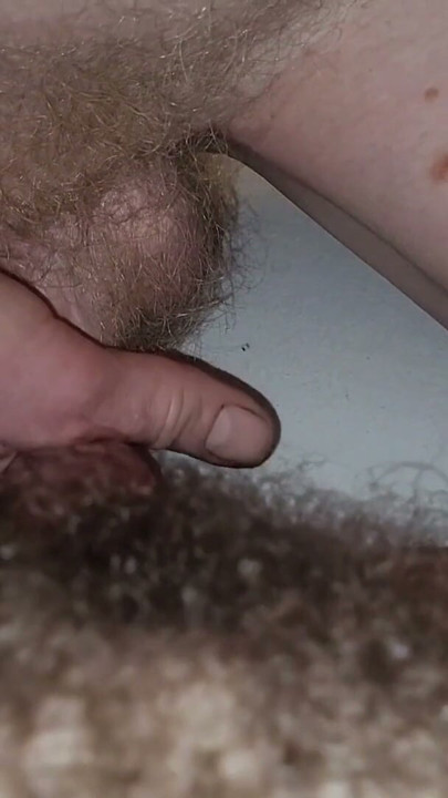 hairy pussy with long labia is licked, fucked and sprayed on the big ass | Clip 1