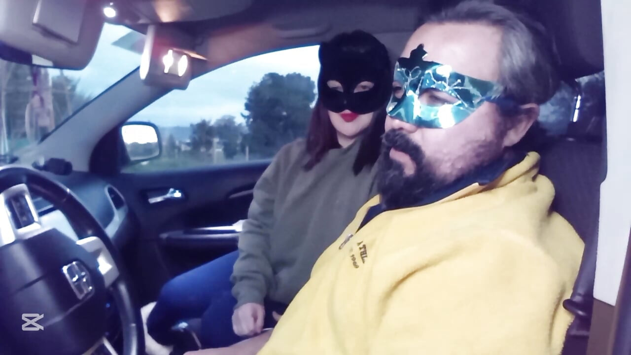 Ansiktsslag i bilen