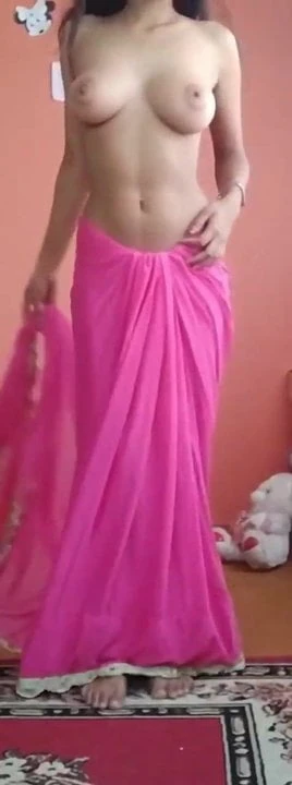 hot saree open