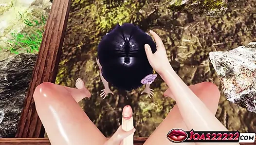 Ateşli banyo hentai'sinde kirazlı ıslak kız - büyük yarak için elle muamele servisinde şımartılıyor, büyük memeli yoğun meme sikişi stimülasyonu