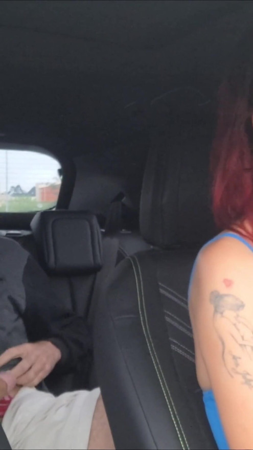 Married app driver goes out without panties and leaves his passengers with an erection! | Clip 1