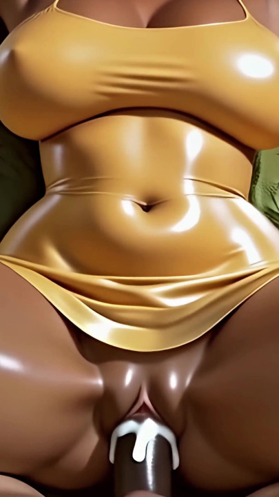 Epic moment from "Ebony Beauty Gets Her Pussy Stretched By BBC Before Getting Filled With Cum"