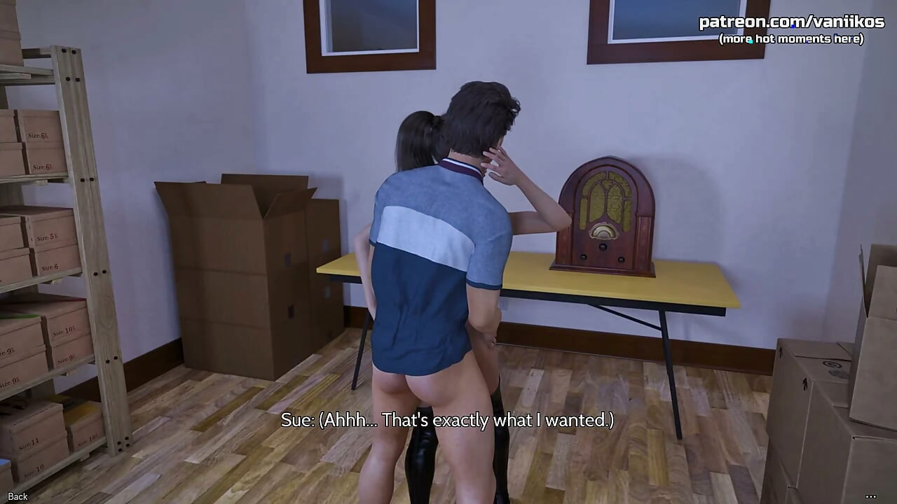 Busty MILF Fucks Delivery Boy - Freshwomen - Taboo Hentai Game - Part 14