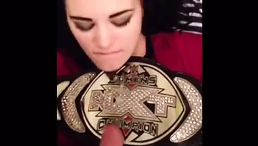 WWE шлюшка Paige Paige с камшотом, подборка