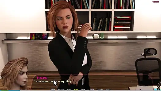 Kisah Haley #14 - momen seksi adriana dan haley di kolam renang... Johannes ngentot Adriana.