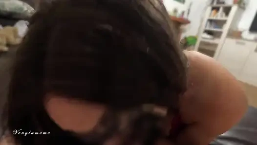 Rimming dan close up - nyepong kontol suamiku sampai dia crot