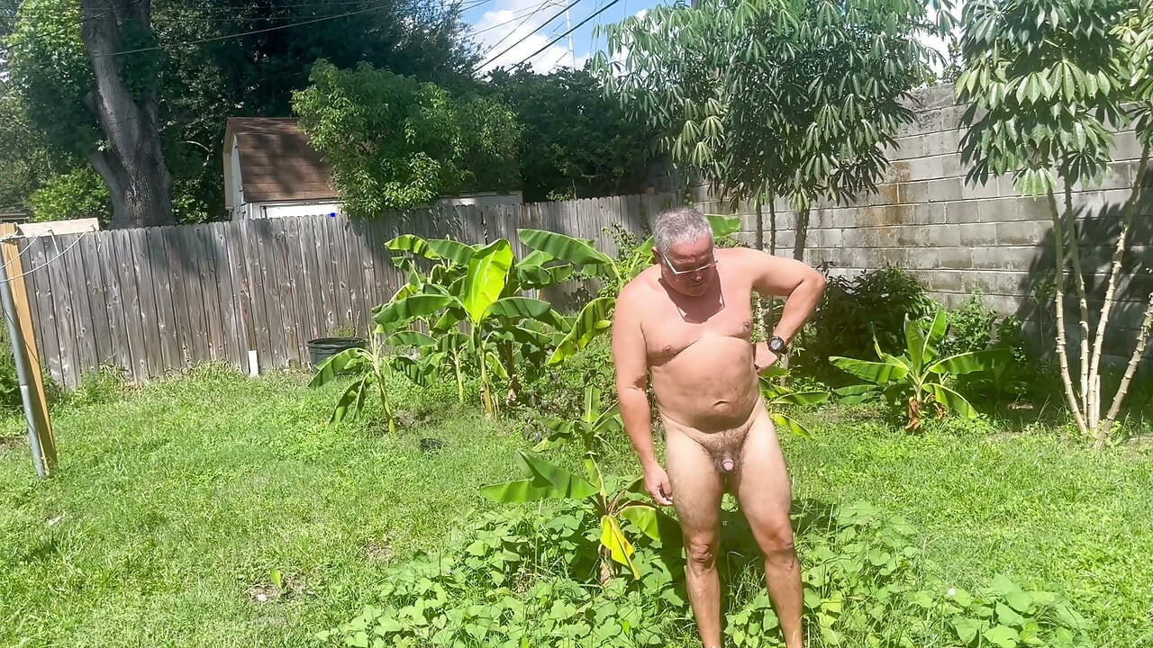 Nude in the Back Yard