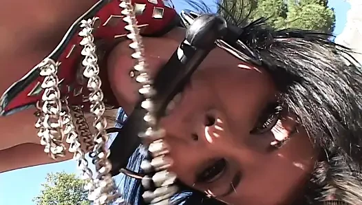 Horny bitch gets ass drilled by a huge cock to mouth cumshot