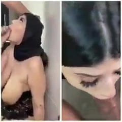 Hijab face fuck