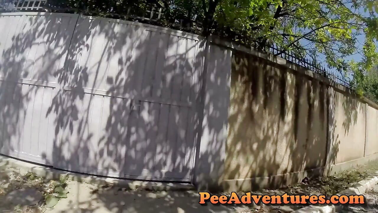 Pissing at somebody's door, then knocking and running