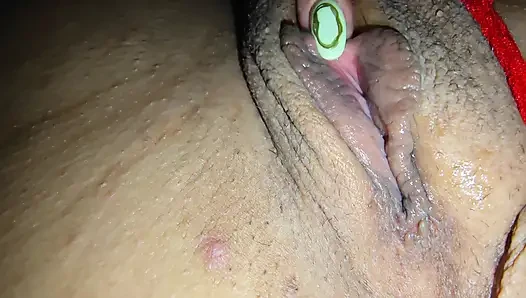 Hot stepsister shows her big curves and huge butt to her sadistic stepbrother, touches herself for him