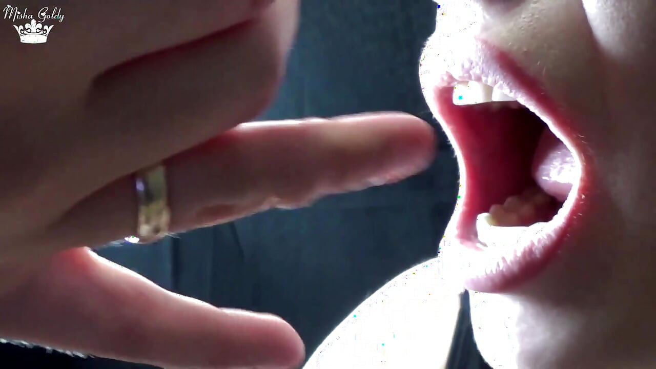 Hard Biting of Male Fingers and Arm Film 3 Mouth and Teeth Fetish!