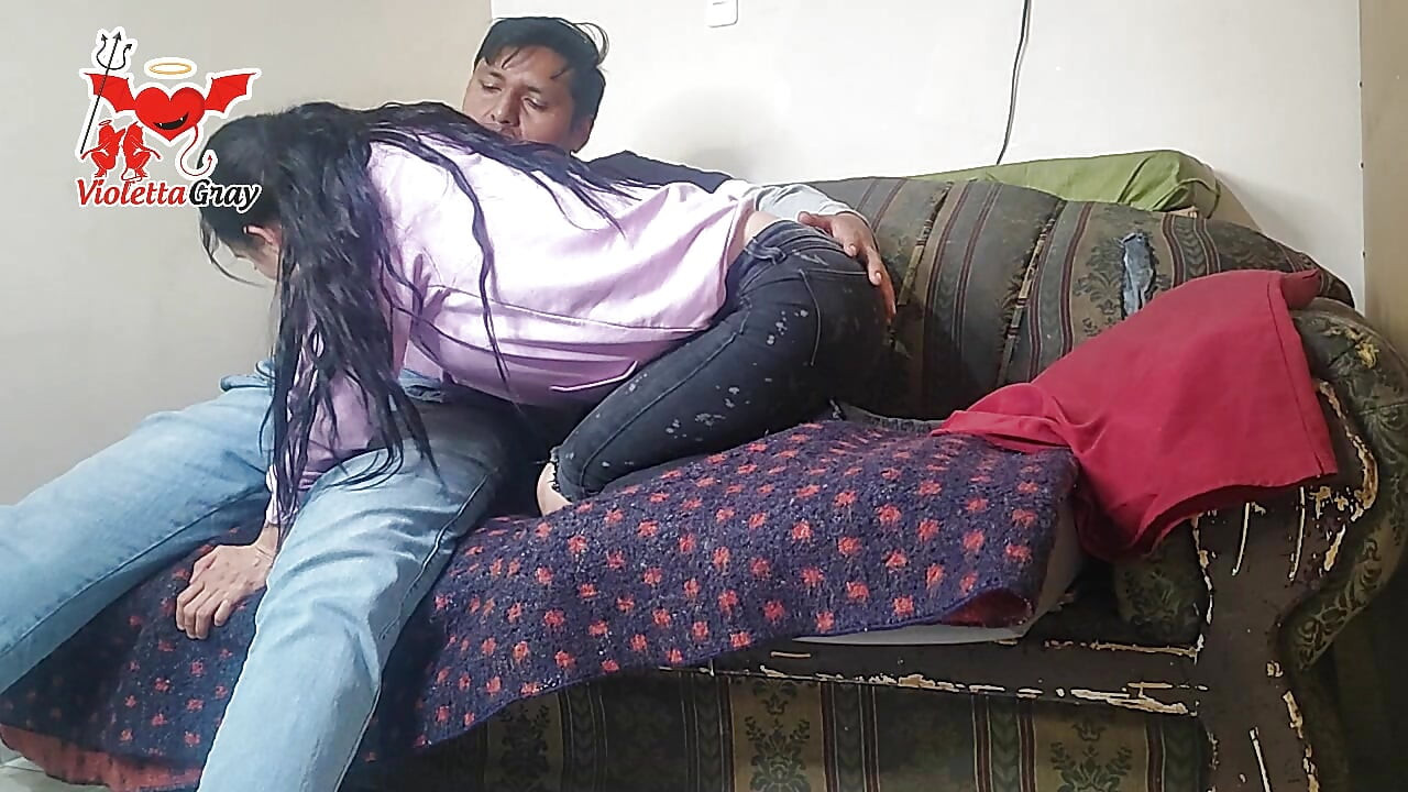 MY BOYFRIEND FUCKS ME HARD IN THE LIVING ROOM