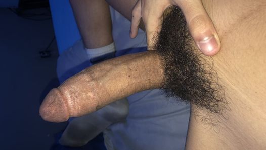 Young amateur latino jerking off