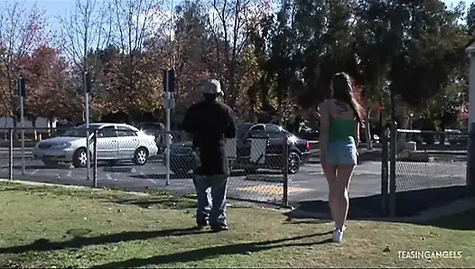 Tennis player couldn't resist playing with that big black cock