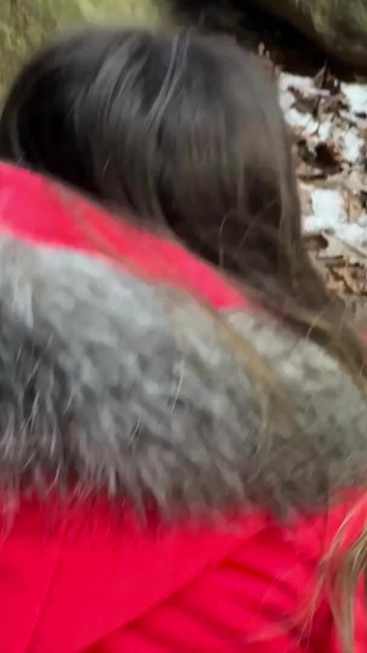 Shy  white pussy pounded In the wilderness | Clip 1