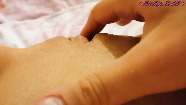 Perfect teen 18 year old Girl masturbates and plays with cum after