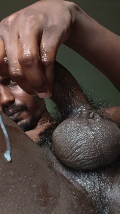Fingering my asshole, playing with my balls, jerking and cumming like no other | Clip 1